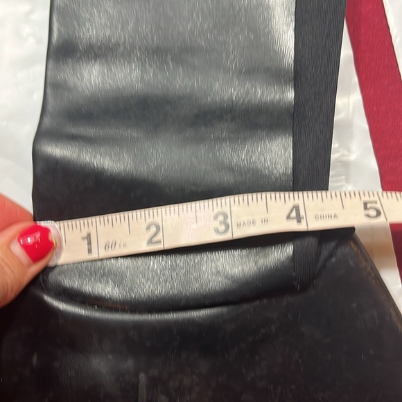 Pirate PANTS burgundy BLACK BOOT COVERS older boys stretchy waist 21”inseam pant - Picture 4 of 9